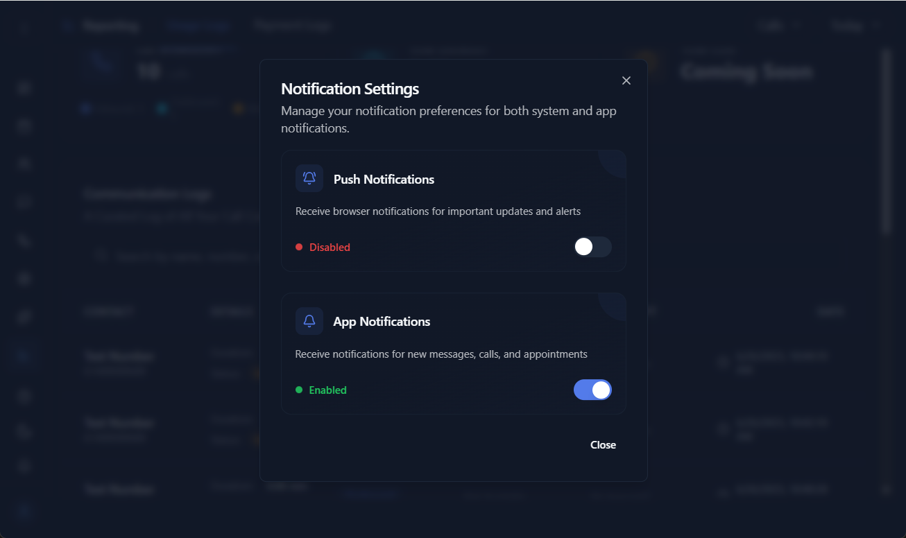 DentalFlo AI Notifications